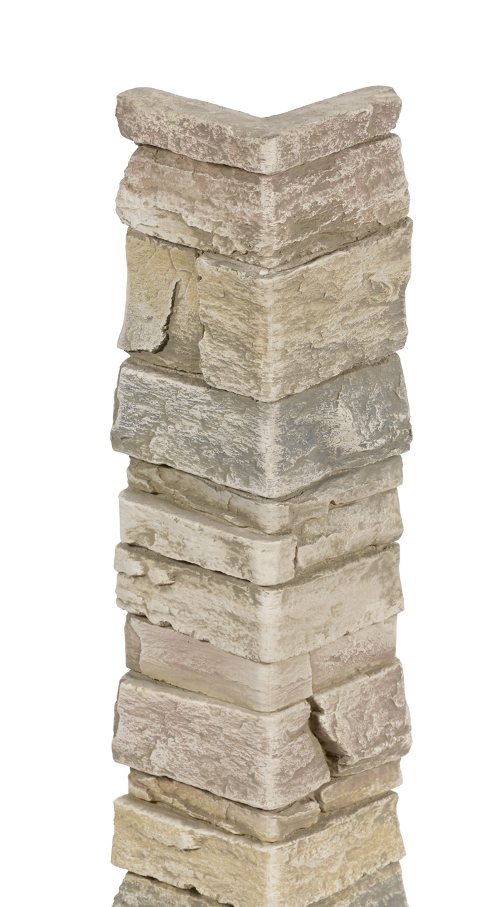 Ledgestone Corner - Cream Frost